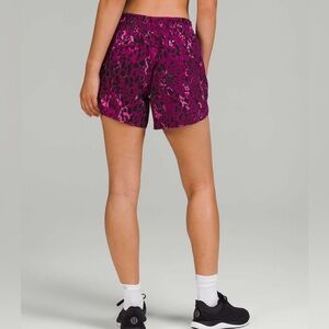 lululemon athletica Women's Athletic Shorts in Purple and Black